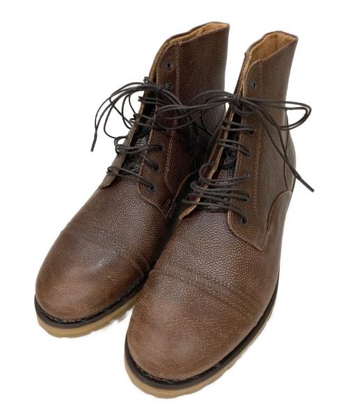 DIESEL（ディーゼル）DIESEL (ディーゼル) レースアップブーツ ブラウン サイズ:43の古着・服飾アイテム