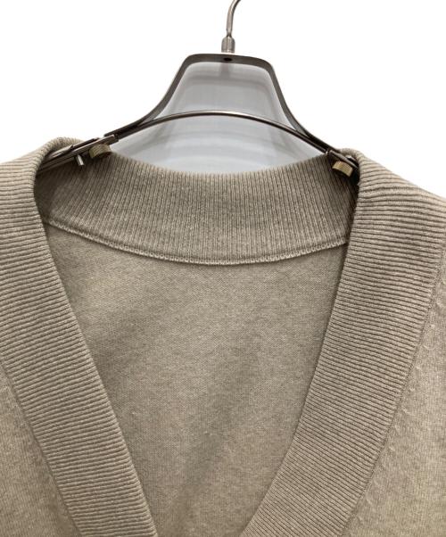 JANE SMITH（ジェーンスミス）JANE SMITH (ジェーンスミス) 12GディープVネックニット ベージュ サイズ:38 未使用品の古着・服飾アイテム