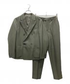 URBAN RESEARCH DOORSアーバンリサーチドアーズ）の古着「ウールライクツイルコンフォータブルW ジャケットセットアップ」｜カーキ