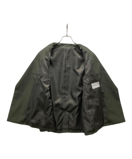 URBAN RESEARCH DOORS（アーバンリサーチドアーズ）URBAN RESEARCH DOORS (アーバンリサーチドアーズ) ウールライクツイルコンフォータブルW ジャケットセットアップ カーキ サイズ:Sの古着・服飾アイテム