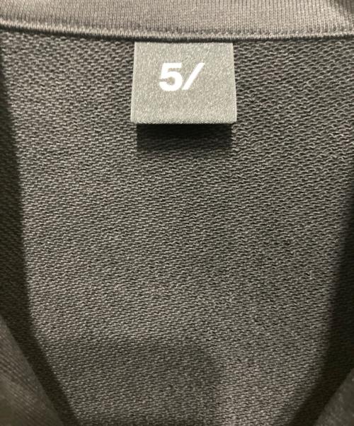5/（ファイブスラッシュ）5/ (ファイブスラッシュ) アイコン コーチジャケット ブラック サイズ:Mの古着・服飾アイテム