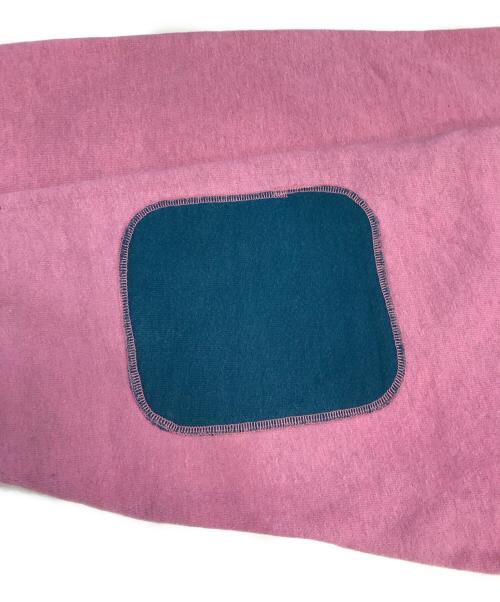 Champion（チャンピオン）Champion (チャンピオン) エルボーパッチツートンスウェット ピンク サイズ:Lの古着・服飾アイテム