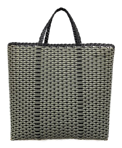 PALOROSA（パロローサ）PALOROSA (パロローサ) LACE BAG ブラック×ホワイトの古着・服飾アイテム