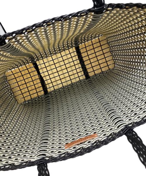 PALOROSA（パロローサ）PALOROSA (パロローサ) LACE BAG ブラック×ホワイトの古着・服飾アイテム