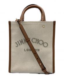JIMMY CHOO（ジミーチュウ）の古着「AVENUE TOTE N/S」｜アイボリー