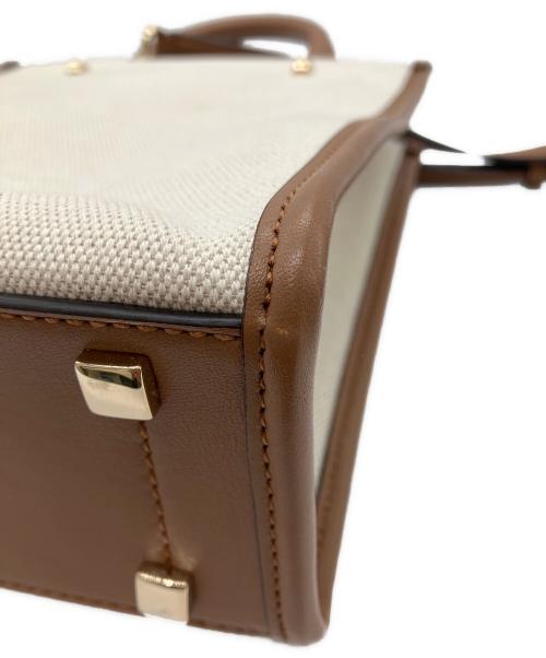 JIMMY CHOO（ジミーチュウ）JIMMY CHOO (ジミーチュウ) AVENUE TOTE N/S アイボリーの古着・服飾アイテム