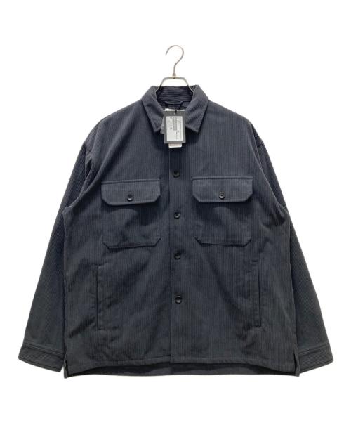 JOURNAL STANDARD relume（ジャーナルスタンダード レリューム）JOURNAL STANDARD relume (ジャーナルスタンダード レリューム) コーデュロイ ウォッシャブル CPOシャツジャケット グレー サイズ:L 未使用品の古着・服飾アイテム