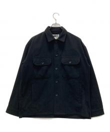 JOURNAL STANDARD relume（ジャーナルスタンダード レリューム）の古着「コーデュロイ ウォッシャブル CPOシャツジャケット」｜ブラック