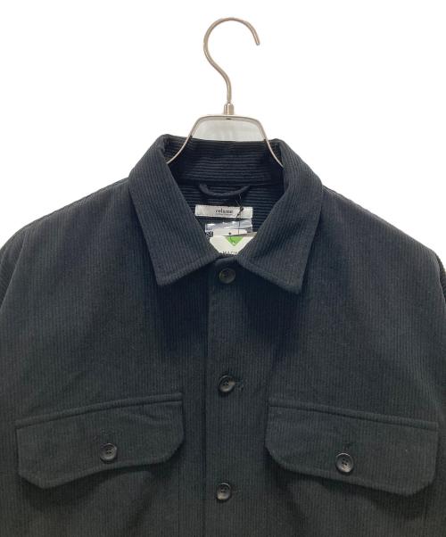 JOURNAL STANDARD relume（ジャーナルスタンダード レリューム）JOURNAL STANDARD relume (ジャーナルスタンダード レリューム) コーデュロイ ウォッシャブル CPOシャツジャケット ブラック サイズ:Lの古着・服飾アイテム