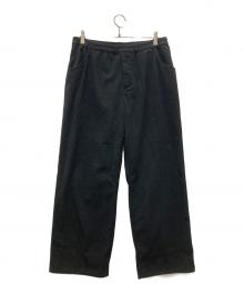 JOURNAL STANDARD relume（ジャーナルスタンダード レリューム）の古着「コーデュロイ ウォッシャブル スクエア イージーパンツ」｜ブラック