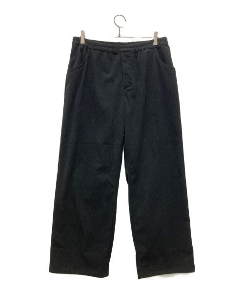 JOURNAL STANDARD relume（ジャーナルスタンダード レリューム）JOURNAL STANDARD relume (ジャーナルスタンダード レリューム) コーデュロイ ウォッシャブル スクエア イージーパンツ ブラック サイズ:Lの古着・服飾アイテム