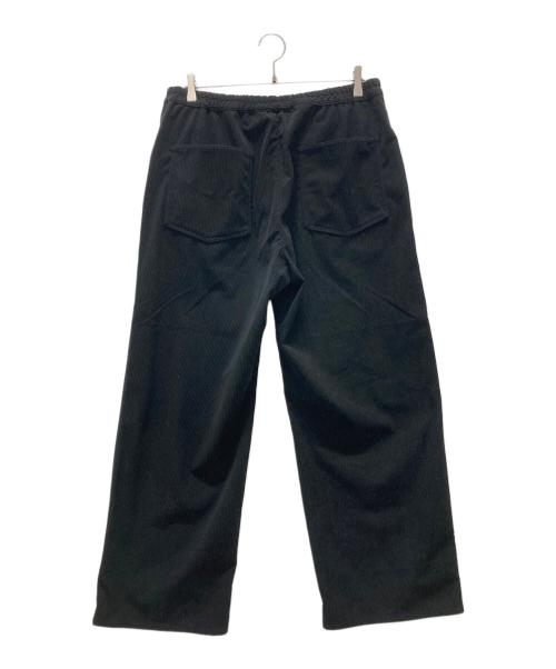 JOURNAL STANDARD relume（ジャーナルスタンダード レリューム）JOURNAL STANDARD relume (ジャーナルスタンダード レリューム) コーデュロイ ウォッシャブル スクエア イージーパンツ ブラック サイズ:Lの古着・服飾アイテム