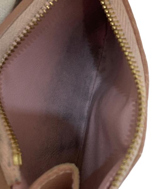 LOUIS VUITTON（ルイ ヴィトン）LOUIS VUITTON (ルイ ヴィトン) ポルトフォイユ・ゾエ 3つ折り財布/ダミエ・アズール ピンクの古着・服飾アイテム