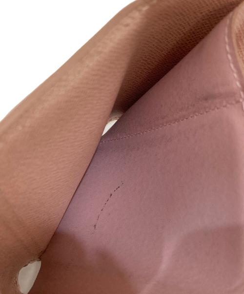 LOUIS VUITTON（ルイ ヴィトン）LOUIS VUITTON (ルイ ヴィトン) ポルトフォイユ・ゾエ 3つ折り財布/ダミエ・アズール ピンクの古着・服飾アイテム