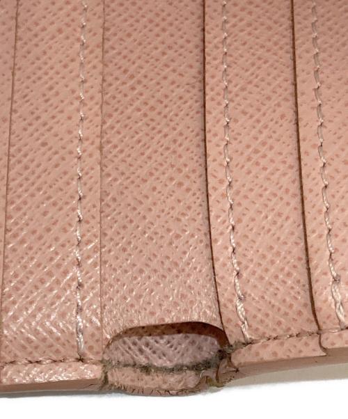 LOUIS VUITTON（ルイ ヴィトン）LOUIS VUITTON (ルイ ヴィトン) ポルトフォイユ・ゾエ 3つ折り財布/ダミエ・アズール ピンクの古着・服飾アイテム