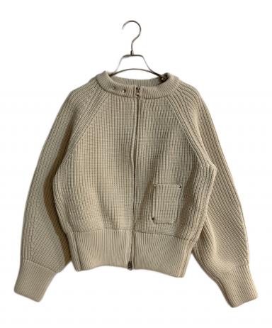 中古・古着通販】SYSORUS (シソラス) ミドルゲージニットブルゾン