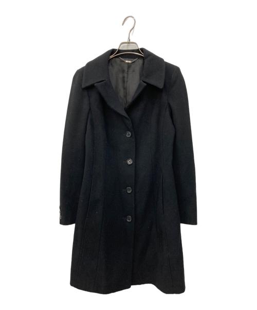 DOLCE & GABBANA（ドルチェ＆ガッバーナ）DOLCE & GABBANA (ドルチェ＆ガッバーナ) チェスターコート ネイビー サイズ:40の古着・服飾アイテム