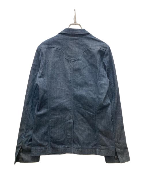 291295=HOMME（ニーキューイチニーキューゴオム）291295=HOMME (ニーキューイチニーキューゴオム) デニムテーラードジャケット インディゴ サイズ:48の古着・服飾アイテム