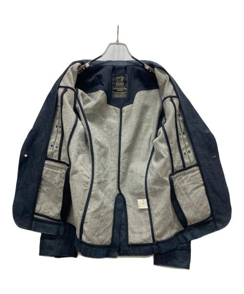 291295=HOMME（ニーキューイチニーキューゴオム）291295=HOMME (ニーキューイチニーキューゴオム) デニムテーラードジャケット インディゴ サイズ:48の古着・服飾アイテム