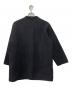 ASHA BY MDS (アシャ バイ エムディーエス) ノーカラーコート ブラック サイズ:M：7000円