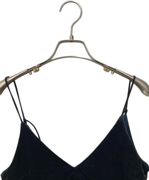 BACCA（バッカ）BACCA (バッカ) ベロアジャージー キャミソール ブラック サイズ:Mの古着・服飾アイテム