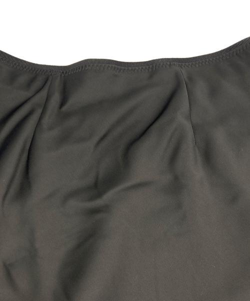 CLANE（クラネ）CLANE (クラネ) LOW WAIST SATIN SKIRT ブラックの古着・服飾アイテム