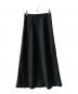 CLANE（クラネ）の古着「LOW WAIST SATIN SKIRT」｜ブラック
