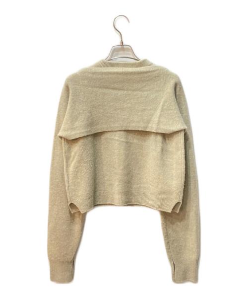 CLANE（クラネ）CLANE (クラネ) ARRANGE KNIT TOPS ベージュ サイズ:1の古着・服飾アイテム