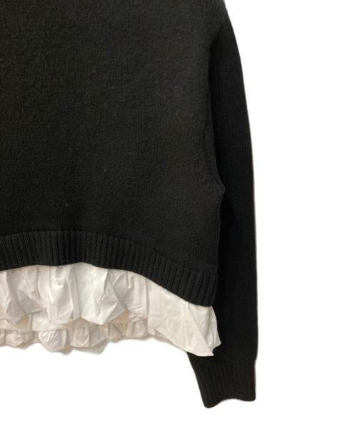 MANOF（マノフ）MANOF (マノフ) BALLOON DOCKING KNIT ブラック サイズ:F 未使用品の古着・服飾アイテム