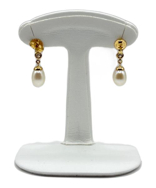 TIFFANY & Co.（ティファニー）Tiffany & Co. (ティファニー) パールダイヤモンドピアスの古着・服飾アイテム