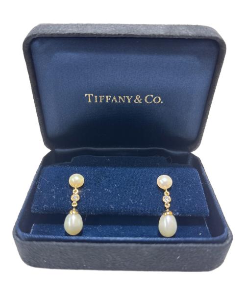 TIFFANY & Co.（ティファニー）TIFFANY & Co. (ティファニー) パールダイヤモンドピアスの古着・服飾アイテム