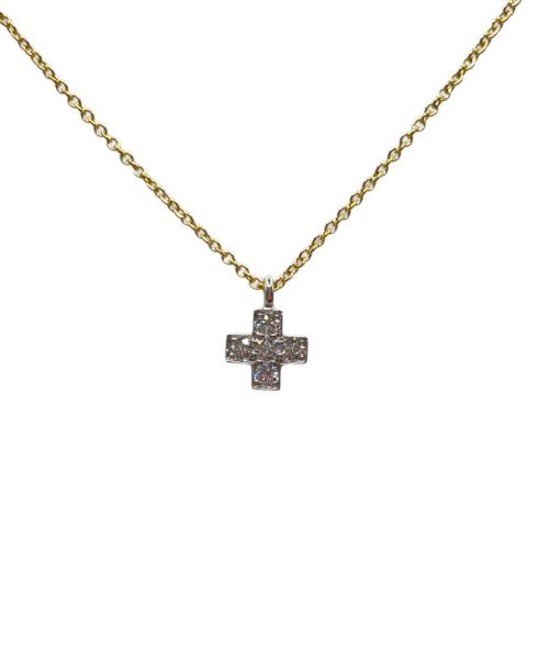 TIFFANY & Co.（ティファニー）TIFFANY & Co. (ティファニー) クルーシーフォームクロスネックレスの古着・服飾アイテム