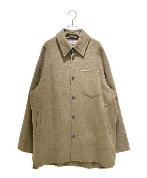 Acne studios（アクネ ストゥディオス）Acne studios (アクネ ストゥディオス) ウールシャツジャケット カーキ サイズ:48の古着・服飾アイテム