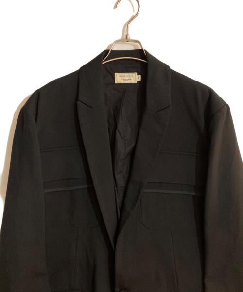 maison kitsune（メゾンキツネ）MAISON KITSUNE (メゾンキツネ) BOXY TAILORED JACKET/ボクシーテーラードジャケット ブラック サイズ:44の古着・服飾アイテム
