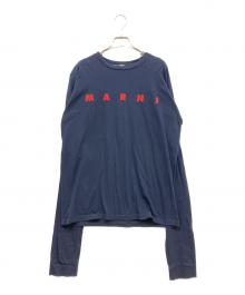 MARNI（マルニ）の古着「ロングスリーブカットソー」｜ネイビー