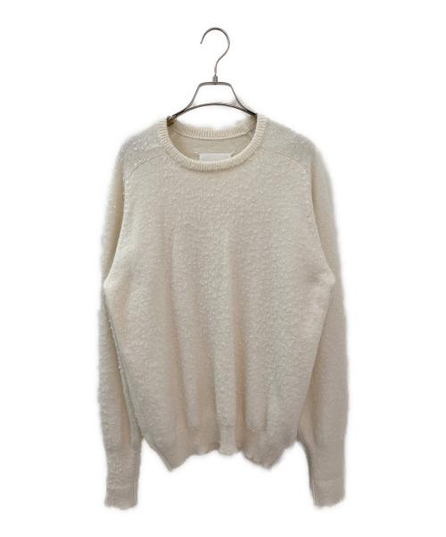 Maison Margiela（メゾンマルジェラ）Maison Margiela (メゾンマルジェラ) ピリング加工ニット ホワイト サイズ:Sの古着・服飾アイテム