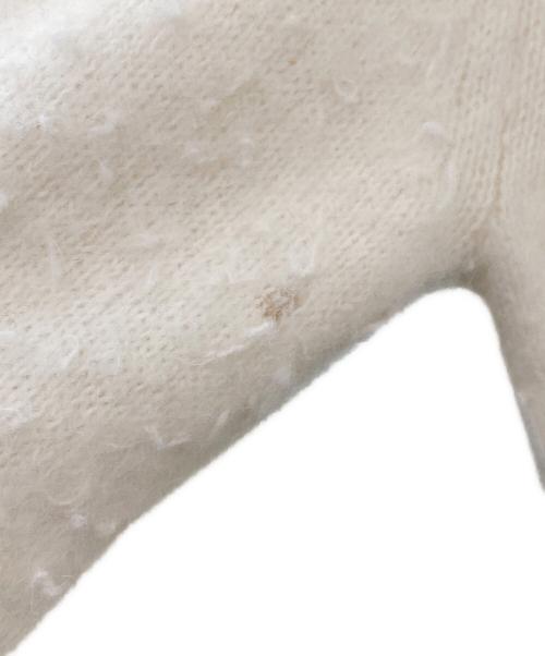Maison Margiela（メゾンマルジェラ）Maison Margiela (メゾンマルジェラ) ピリング加工ニット ホワイト サイズ:Sの古着・服飾アイテム