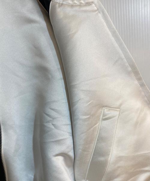 BLACK COMME des GARCONS（ブラックコムデギャルソン）BLACK COMME des GARCONS (ブラックコムデギャルソン) リバーシブルスカジャン ブラック×ホワイト サイズ:Ｓの古着・服飾アイテム