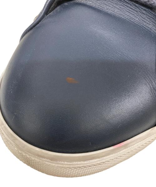 FENDI（フェンディ）FENDI (フェンディ) モンスター レザースニーカー ネイビー サイズ:7の古着・服飾アイテム