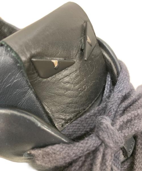 FENDI（フェンディ）FENDI (フェンディ) モンスター レザースニーカー ネイビー サイズ:7の古着・服飾アイテム