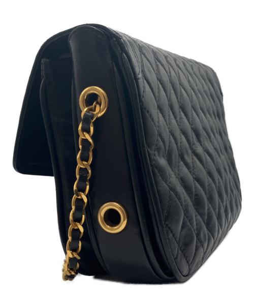 BALLY（バリー）BALLY (バリー) チェーンショルダーキルティングバッグ ブラックの古着・服飾アイテム