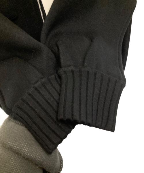 machatt（マチャット）machatt (マチャット) フルジップニットジャケット ブラック サイズ:FREE 未使用品の古着・服飾アイテム