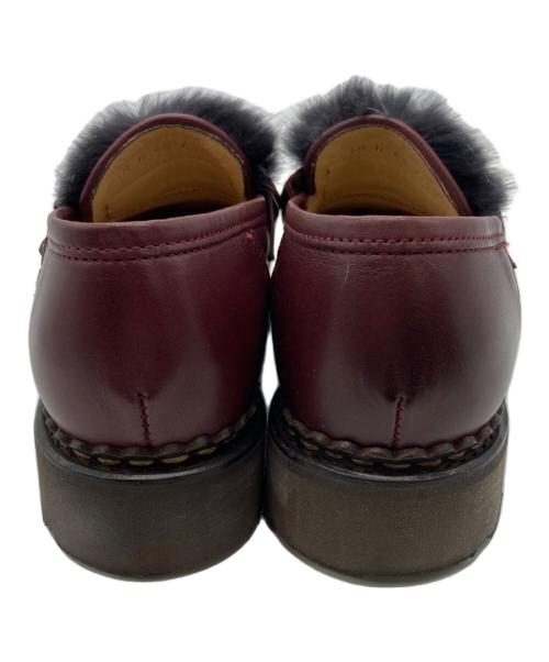 PARABOOT（パラブーツ）PARABOOT (パラブーツ) Drawer (ドゥロワー) ローファー バーガンディー サイズ:4 1/2の古着・服飾アイテム