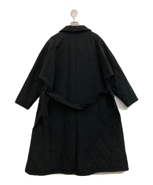 VACHEMENT（ヴァシュモン）VACHEMENT (ヴァシュモン) キルトテーラーコート ブラック サイズ:Fの古着・服飾アイテム