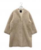 anuansアニュアンス）の古着「ボンディングボアコート」｜ベージュ