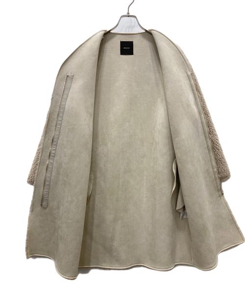 anuans（アニュアンス）anuans (アニュアンス) ボンディングボアコート ベージュ サイズ:Fの古着・服飾アイテム