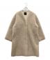 anuans（アニュアンス）の古着「ボンディングボアコート」｜ベージュ