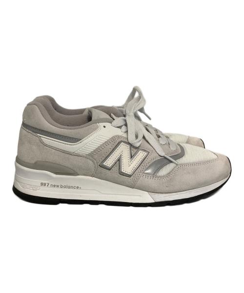 NEW BALANCE（ニューバランス）NEW BALANCE (ニューバランス) ローカットスニーカー ライトグレー サイズ:SIZE 27cmの古着・服飾アイテム