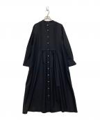 23区ニジュウサンク）の古着「TWビエラブザムワンピース」｜ネイビー