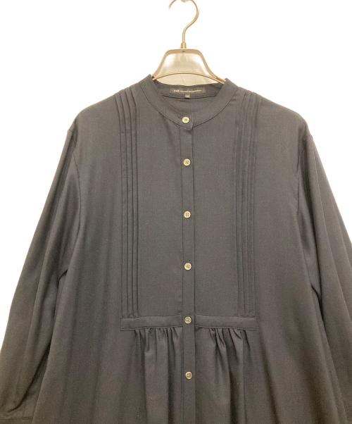 23区（ニジュウサンク）23区 (ニジュウサンク) TWビエラブザムワンピース ネイビー サイズ:38の古着・服飾アイテム